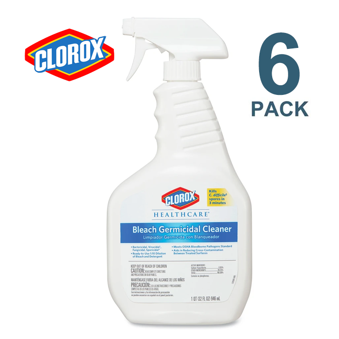 CloroxPro™ Clean-Up® with Bleach Surface Disinfectant Cleaner Germicidal  Pump Spray Liquid 32 oz. Bottle Chlorine Scent NonSterile - Sound Medical  Supplies